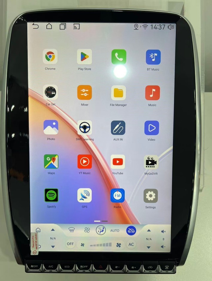 14.5″ Tesla Screen Car Radio GPS Navigation Android For Dodge Durango 2014-2020