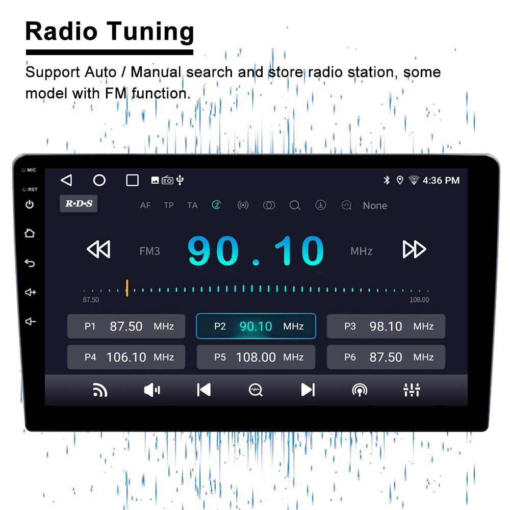 10.1″ Android Car Radio with Wireless CarPlay for 2013-2015 Nissan Altima