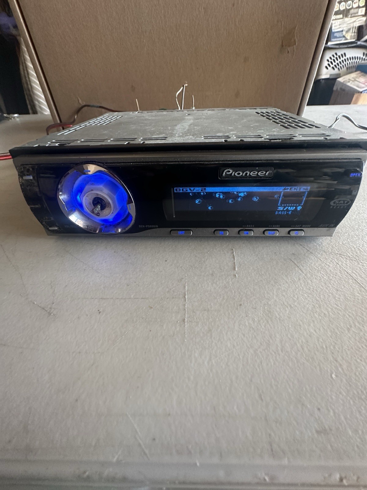 PIONEER DEH-P5900IB Old School CD Player Graphics! Lot Of Two, No Knobs