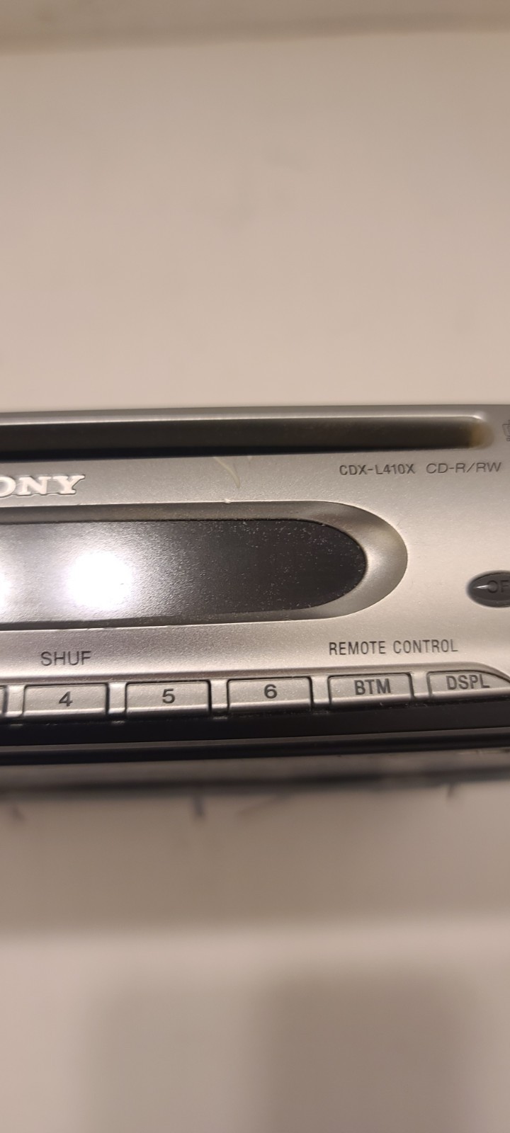 Sony CDX-L410X Car Stereo AM FM Radio CD Player Receiver Removable Face