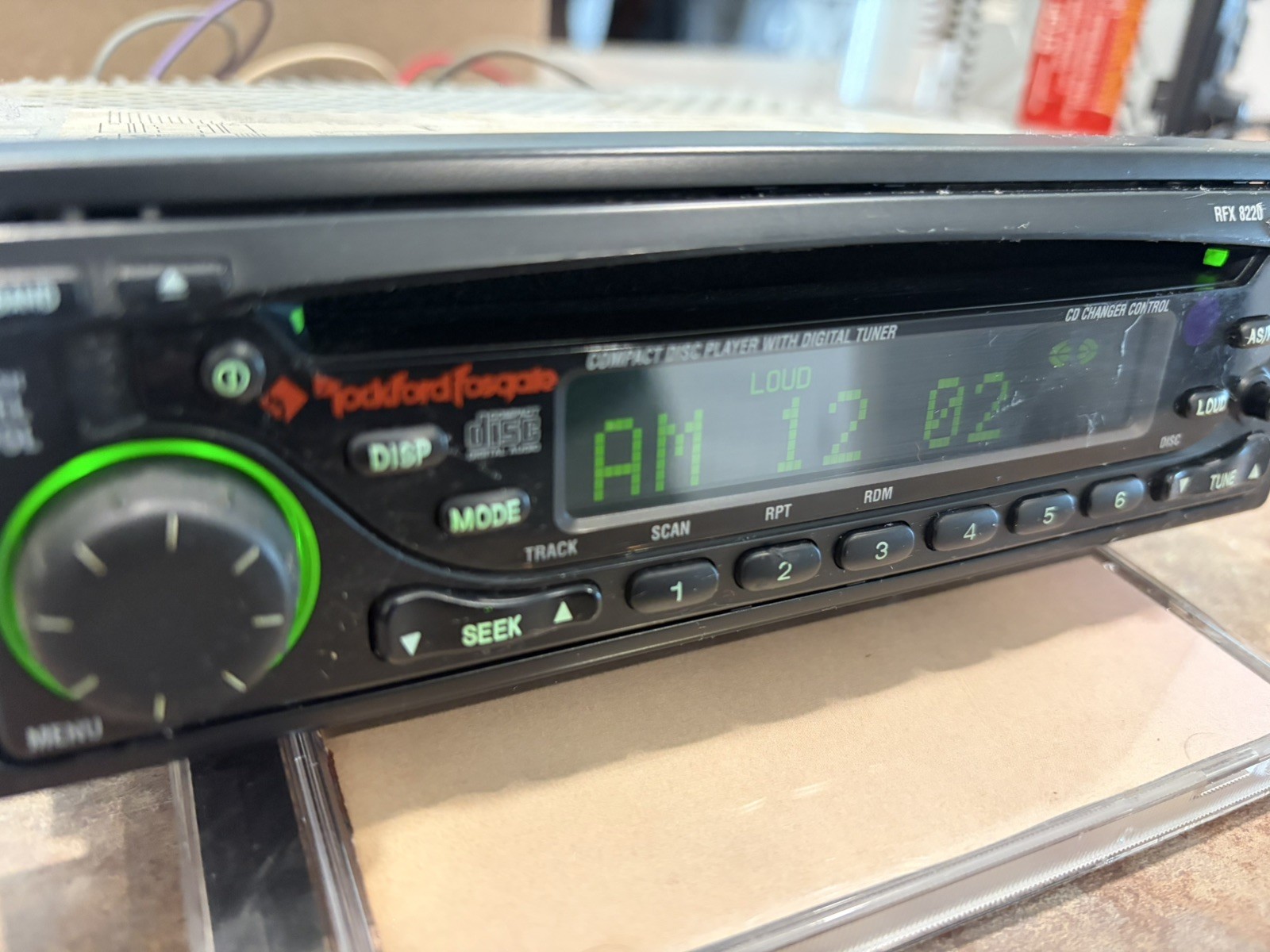 Rockford Fosgate RFX-8220 CD Changer Controller CD Receiver Radio Old School