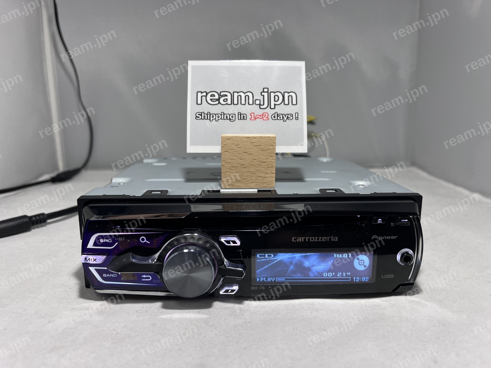 Pioneer Carrozzeria DEH-770 1DIN CD MIXTRAX USB AUX Receiver Tested In Stock JDM