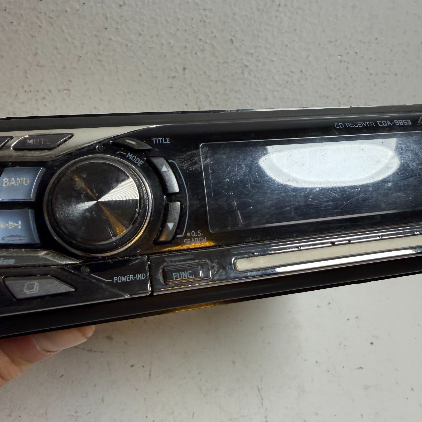Alpine CDA-9853 Black Classic 18W RMS Car Stereo MP3/WMA CD Audio Receiver