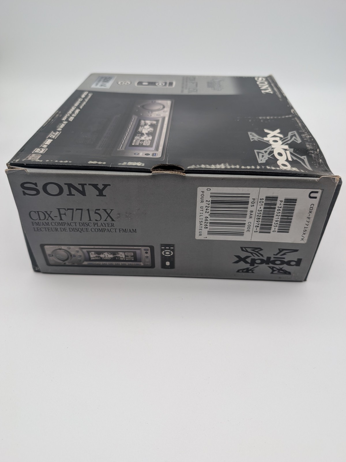 NOS Sony Xplod CDX-F7715X Cd Player Car Audio Unit Am / Fm Radio 52watts X 4 NEW