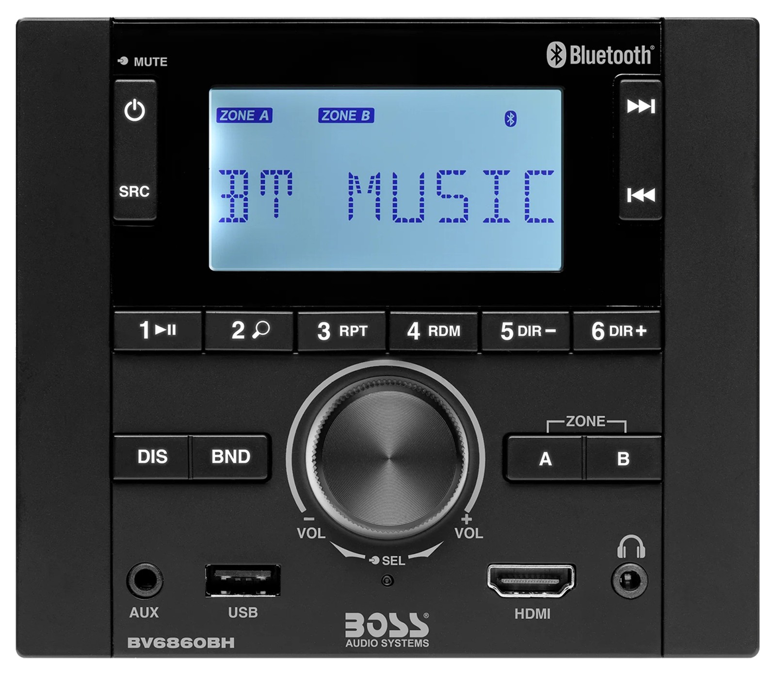 Boss Audio BV6860BH Mobile Home RV Digital Media Stereo+2) Kicker 5.25″ Speakers