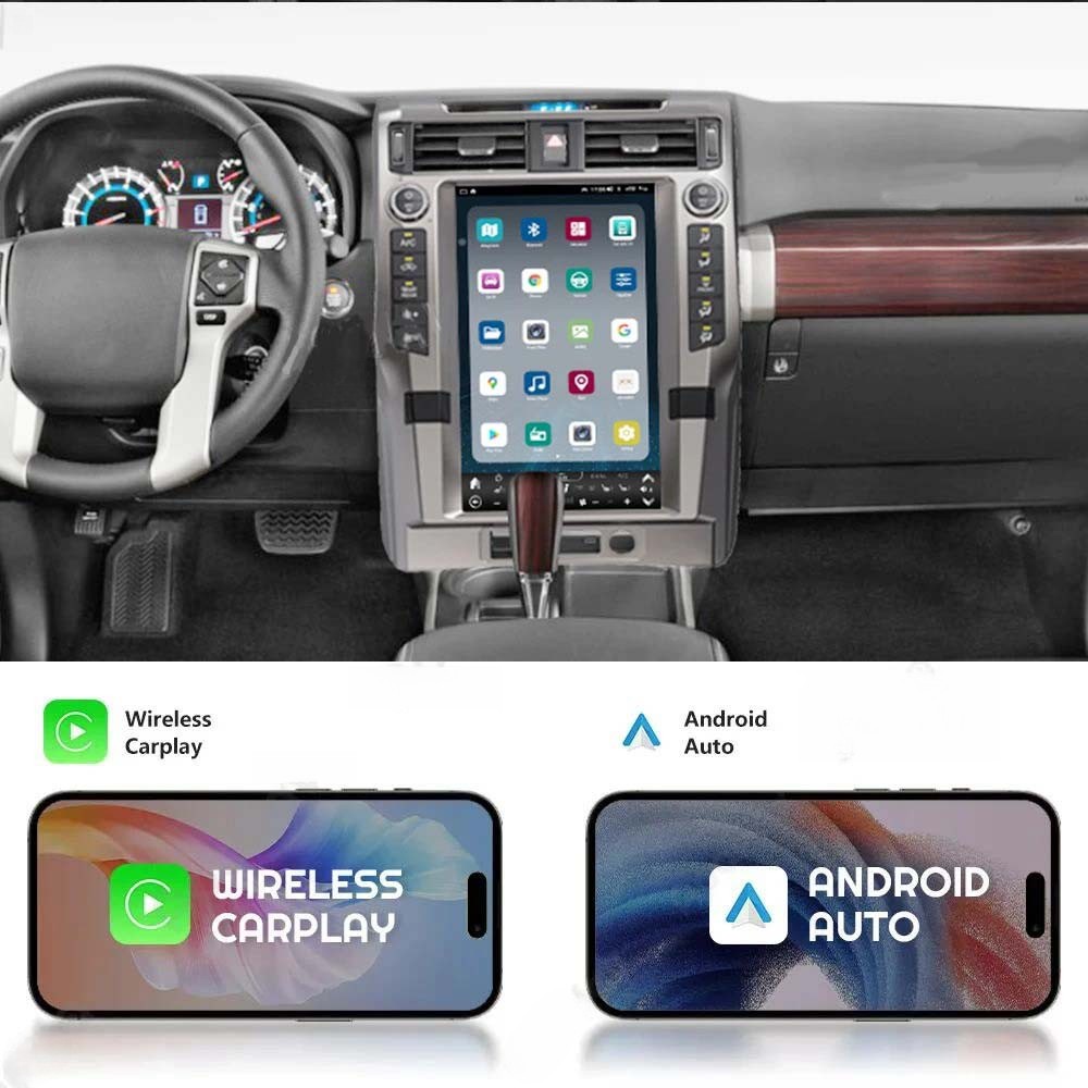 15.6″ 64G Android Car Radio Stereo GPS Navi Carplay For Toyota 4runner 2010-2023