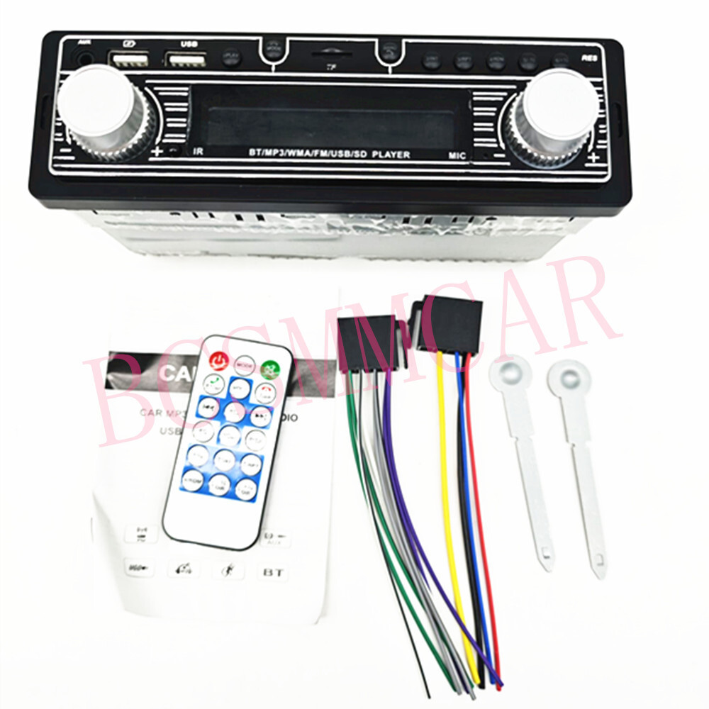Car Stereo MP3 Player Single DIN Bluetooth Handsfree RCA FM USB AUX Audio Radio
