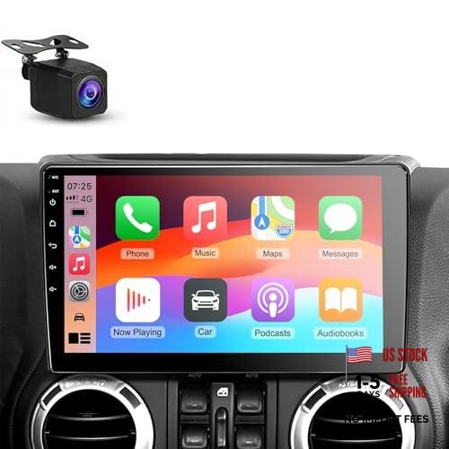 Car Stereo Radio for Jeep Wrangler JK, Compass, Grand 2GB RAM+64GB ROM