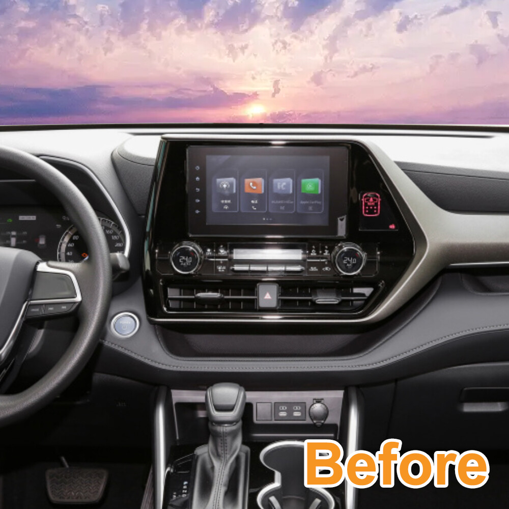 12.3Inch Car GPS Player For Toyota Highlander 2021-2024 Radio Stereo Navi Audio
