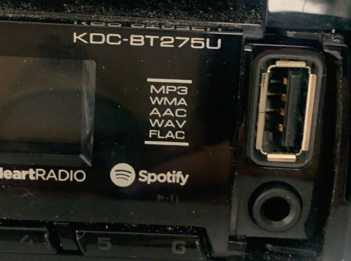 KENWOOD CAR STEREO KDC-BT275U CAME OUT FROM 2004 INFINITY WITH ADAPTER