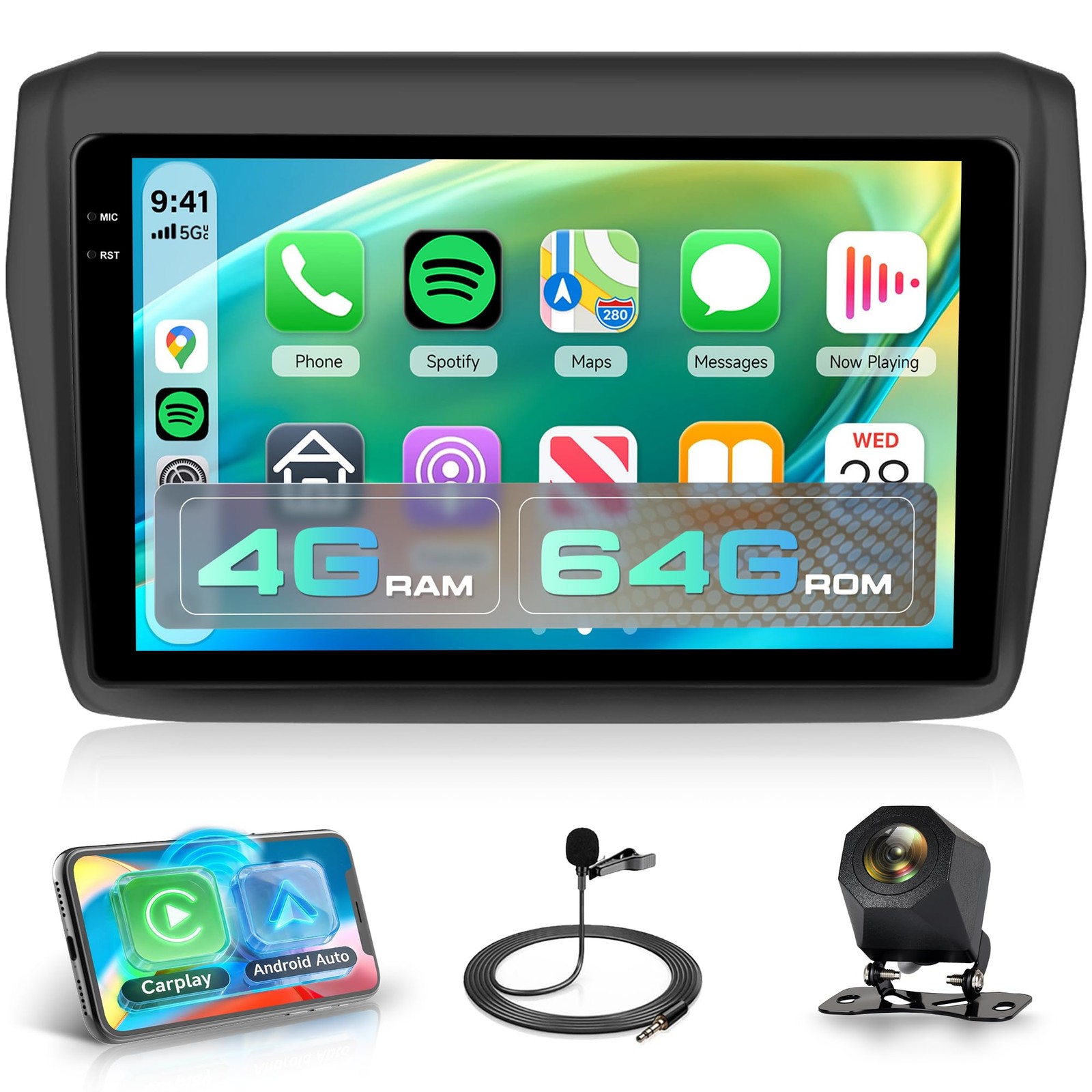 4G64G Rimoody Android 13 Car Stereo Radio For Suzuki Swift 2017 2018 2019 2020
