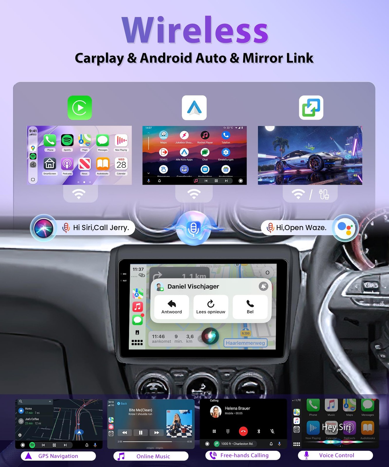 4G64G Rimoody Android 13 Car Stereo Radio For Suzuki Swift 2017 2018 2019 2020