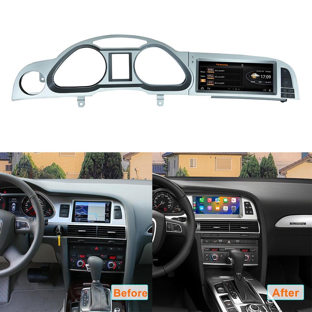 8.8″Car Video Player for Audi A6 2005-2009 WiFi Mirorrlink DSP GPS Navi BT SWC