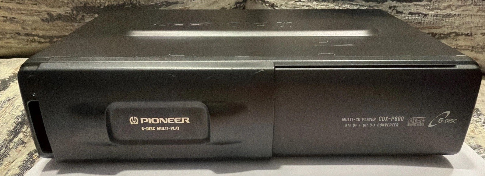 Pioneer Six Disc Multiplayer CDX-P600 Vintage 1994 Car Audio