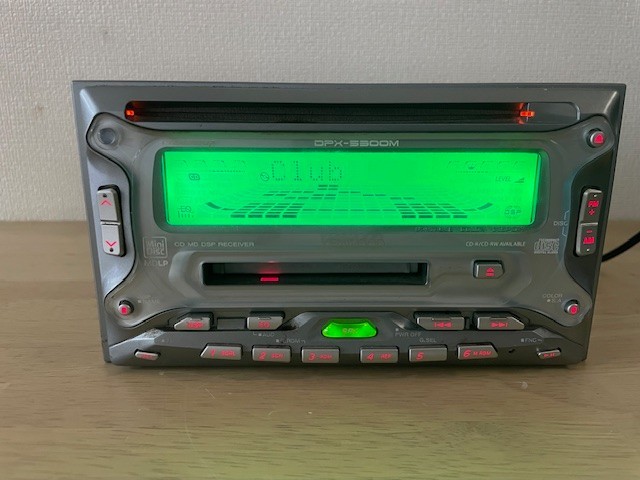 Kenwood DPX-5300M 2DIN Car Audio CD MD Player Operation Confirmed Very Good