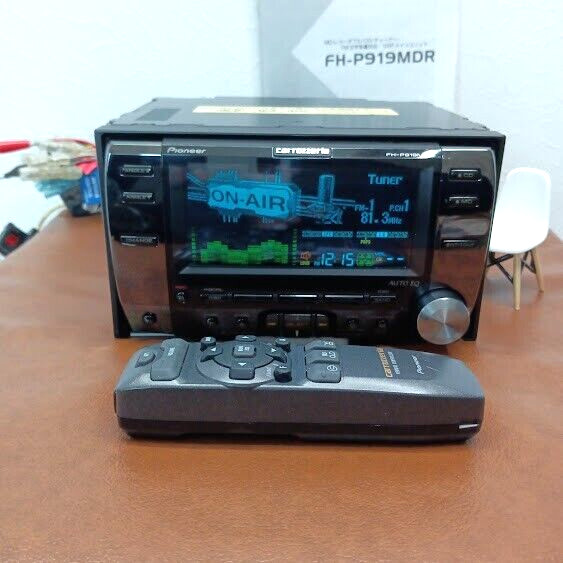 Pioneer Carrozzeria FH-P919MDR MD/CD Car Audio DSP SFC AUX Operation confirmed