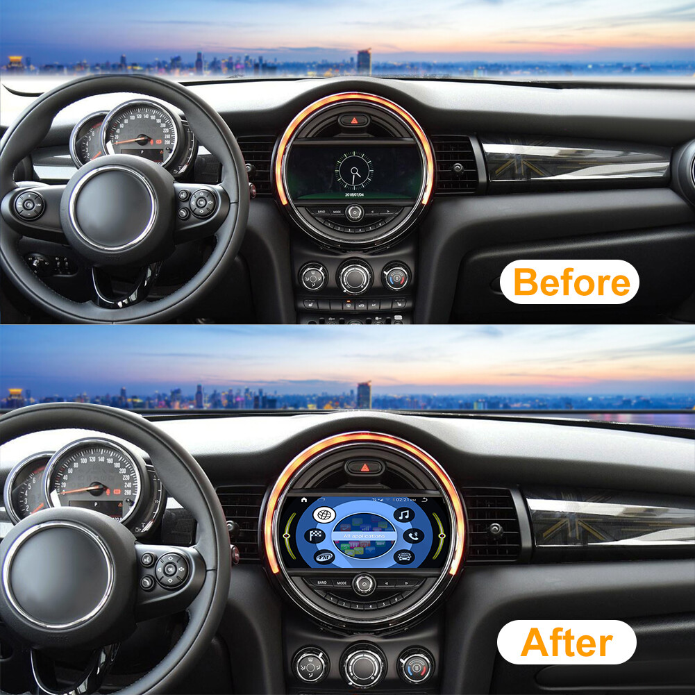Car Navigation Player for BMW Mini Cooper EVO 2018-2019 wireless Carplay BT WIFI