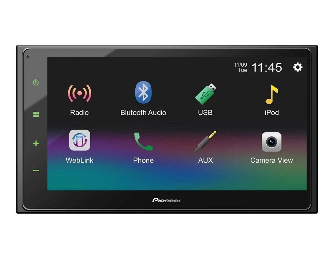 Pioneer DMH-130BT 6.8″ Resistive Touchscreen 2 Din Receiver Stereo Apple Android
