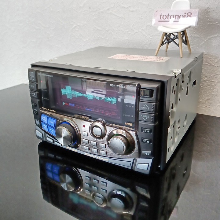 Alpine MDA-W966J 2DIN Car Audio CD MD DSP Ai-NET Bluetooth Tested Ships in 1 Day