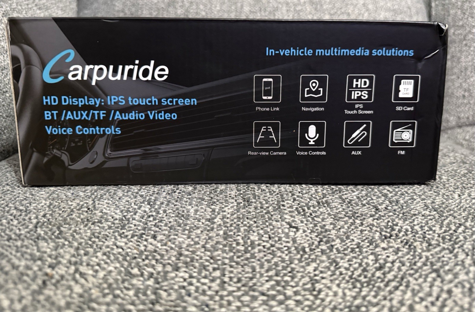 Carpuride HD Display: W904 Portable Wireless Dashcam 9.4inch HD Touchscreen