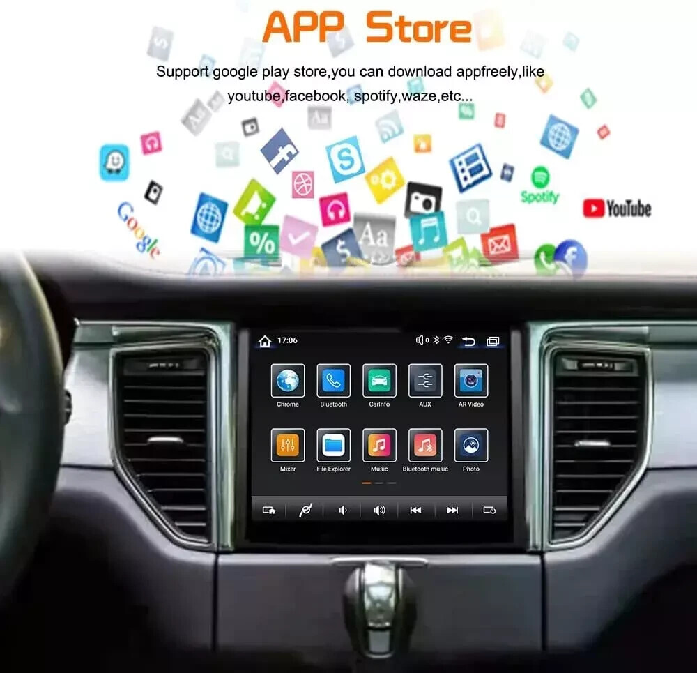 8.4” Car Stereo Radio Android Navigation 4+64GB For Porsche Cayenne 2010-2017