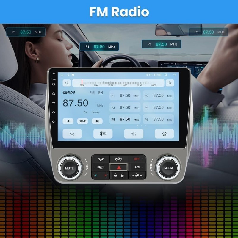 Android 13 Stereo Radio GPS + Backup Camera For Chevrolet Camaro 2008-15 Carplay