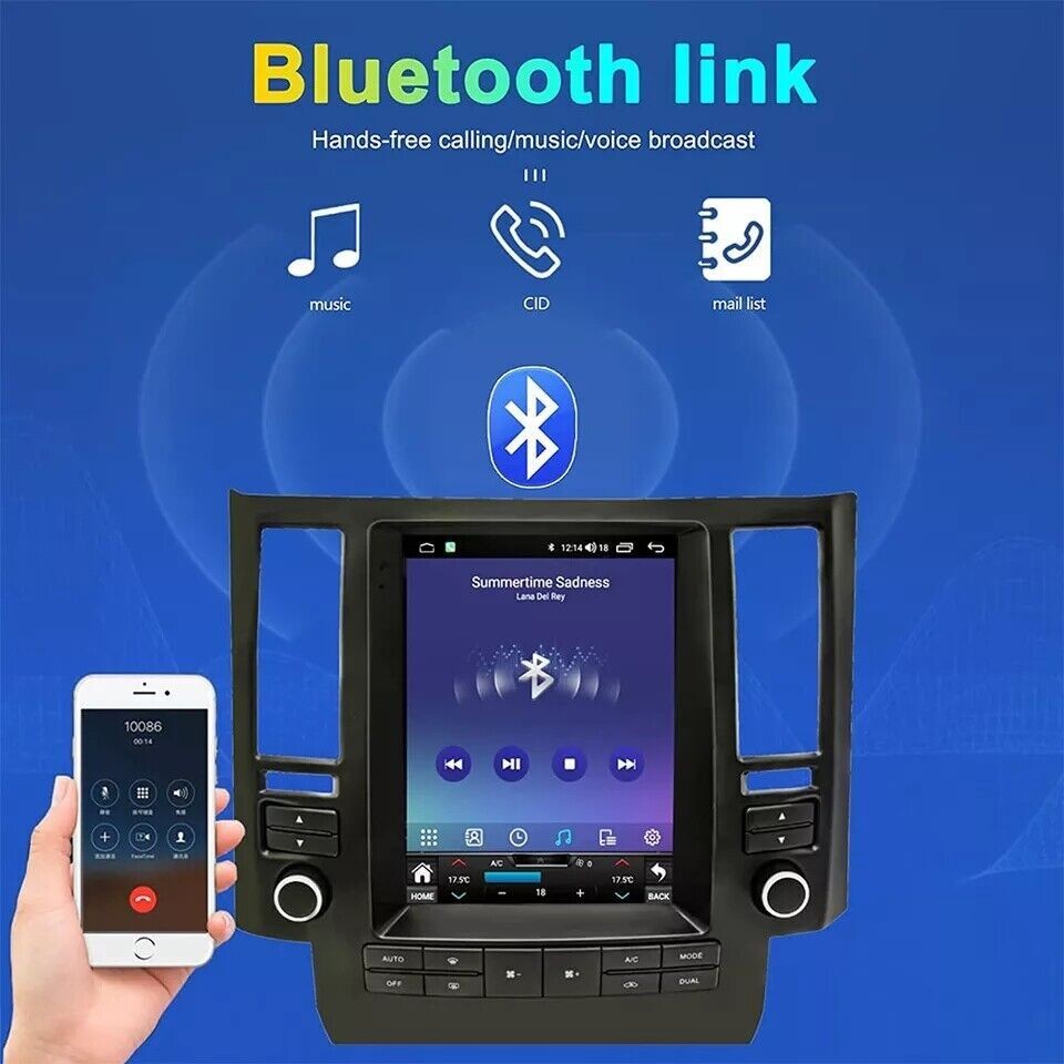 For Infiniti FX35 FX45 2003-2006 Android Car Radio Stereo GPS Navi Carplay 4+64G
