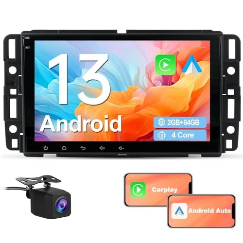 4Core 64GB ROM Car Radio Stereo for Chevy Silverado Tahoe GMC Sierra 2GB+64GB