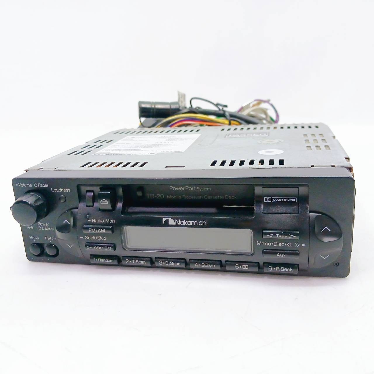 Nakamichi Mobile Receiver Cassette Deck TD-20 Car Audio Tested From Japan BC041
