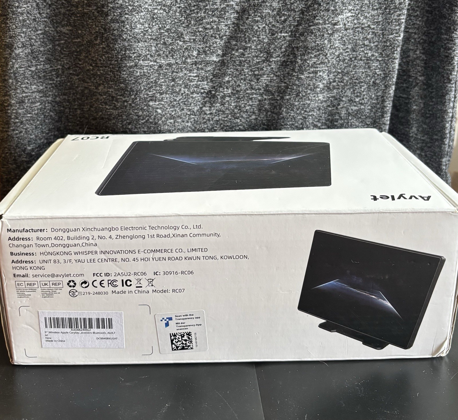 Avylet RC07 Wireless Car Stereo DVR
