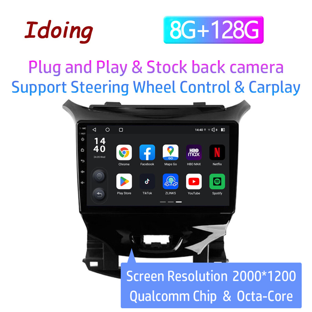For 2015-2023 Chevy Cruze GPS Navi Android Car Radio Stereo WiFi Player 8+128GB