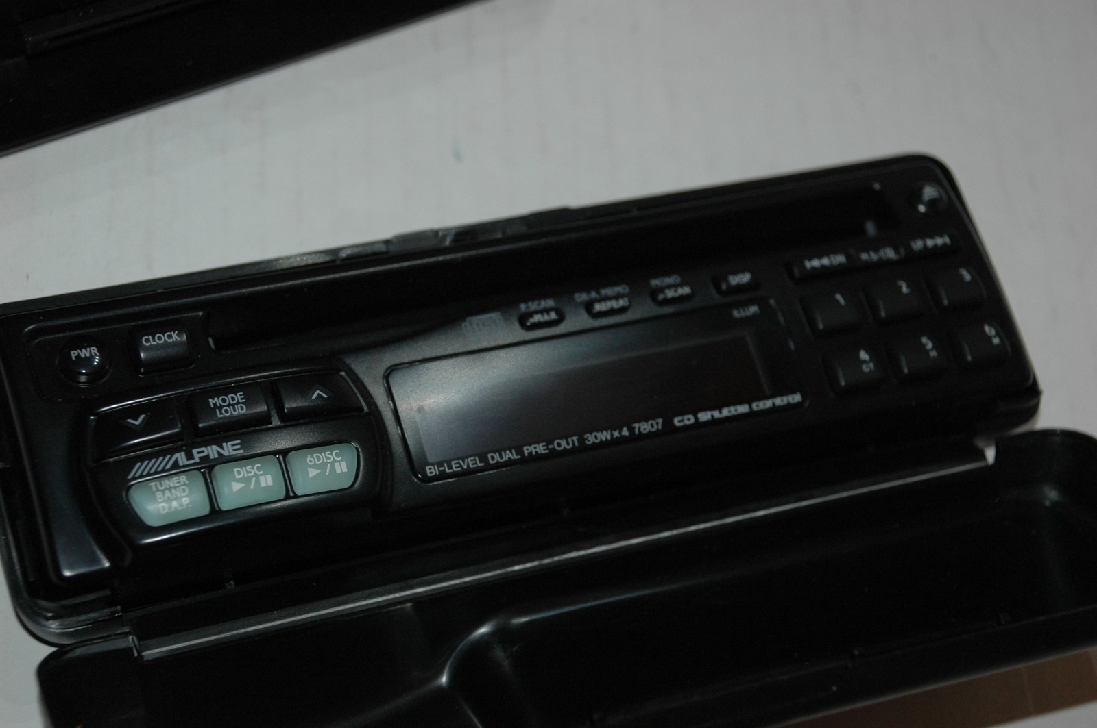 Alpine 7807 Mobile Am/FM CD Player In Box Used Vintage AS-IS READ