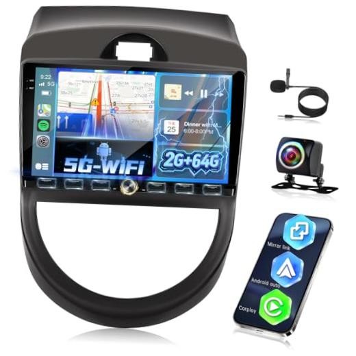 2+64G 9 Inch Screen for Kia Soul Radio 2010 2011 2012 2013, Android Soul Car