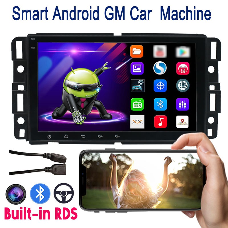 Apple CarPlay Bluetooth Eonon 8 Inch Android 10 Car Stereo Chevrolet, GMC, Buick
