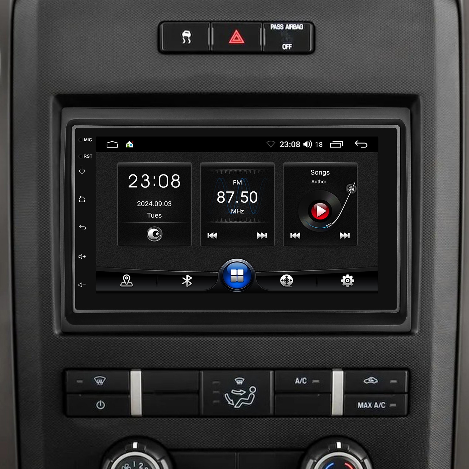 7 inch Touchscreen Car Stereo Fit for Ford F150 2004-2008 + AHD Camera