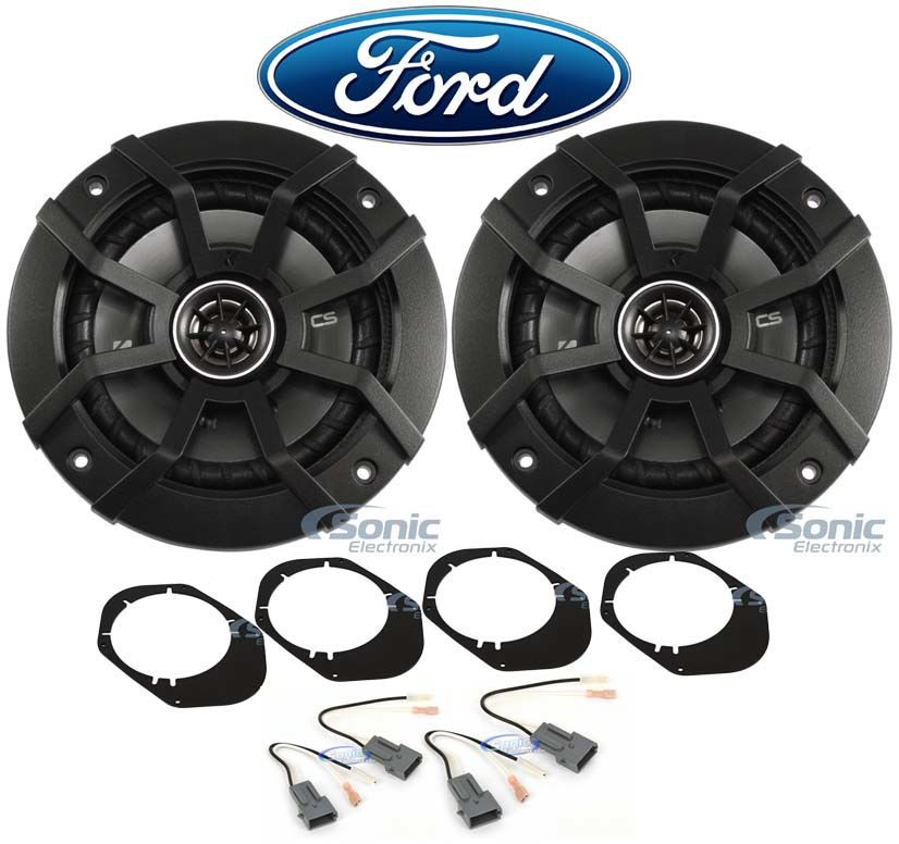 Ford F-150 1997-1998 Kicker 5.25″ Front+Rear Factory Speaker Kit