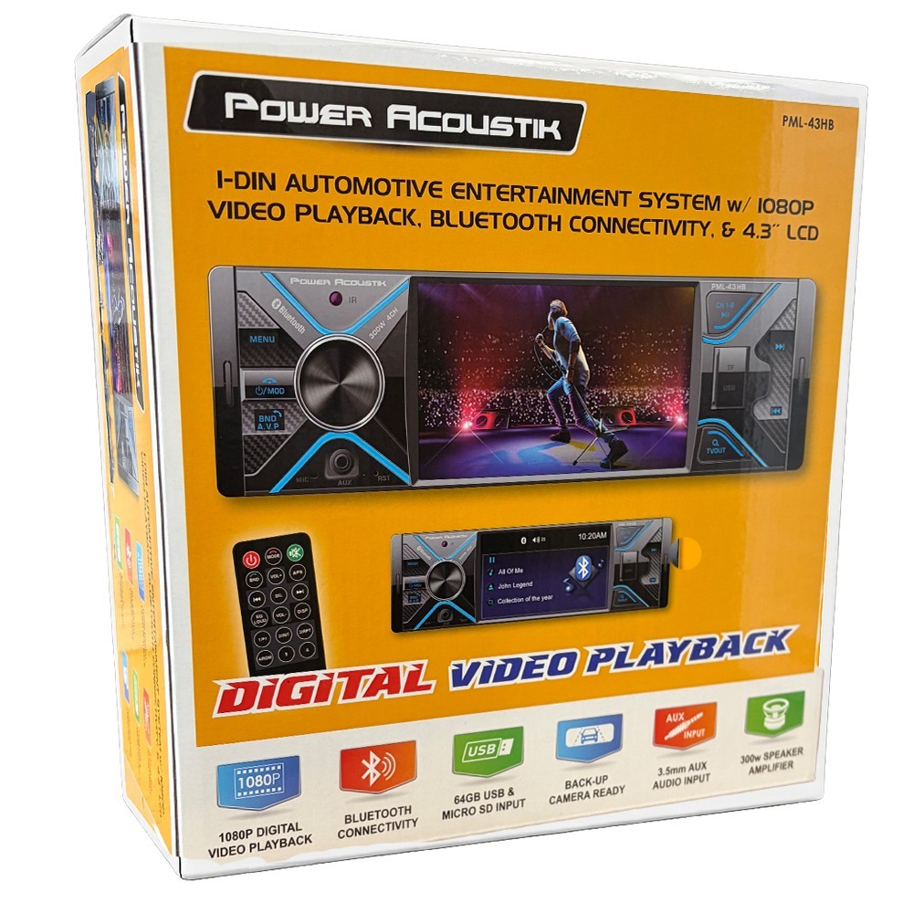 4.3″ LCD PML-43HB Bluetooth AM/FM Radio Car Stereo for 2002-2005 Dodge RAM 1500