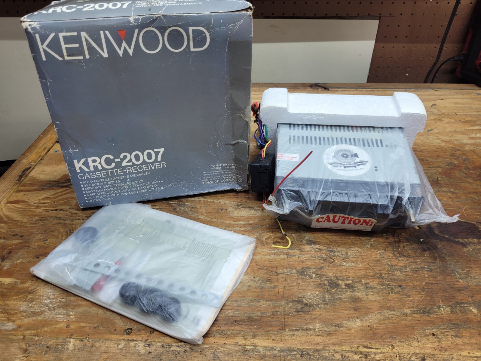 KENWOOD KRC-2007 CAR AUDIO STEREO MUSTANG CASSETTE RECIEVER NOS Ken Harrison