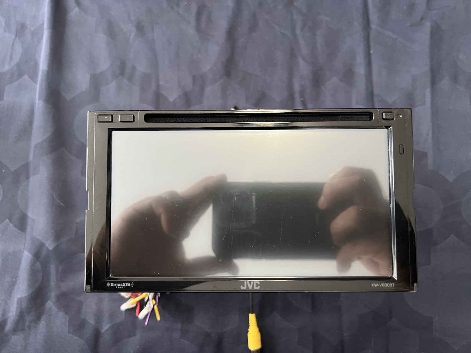⭐️Pre-Owned,TESTED⭐️ JVC APPLE CARPLAY|BT|USB|CD|DVD|AM/FM-(KW-V830BT)