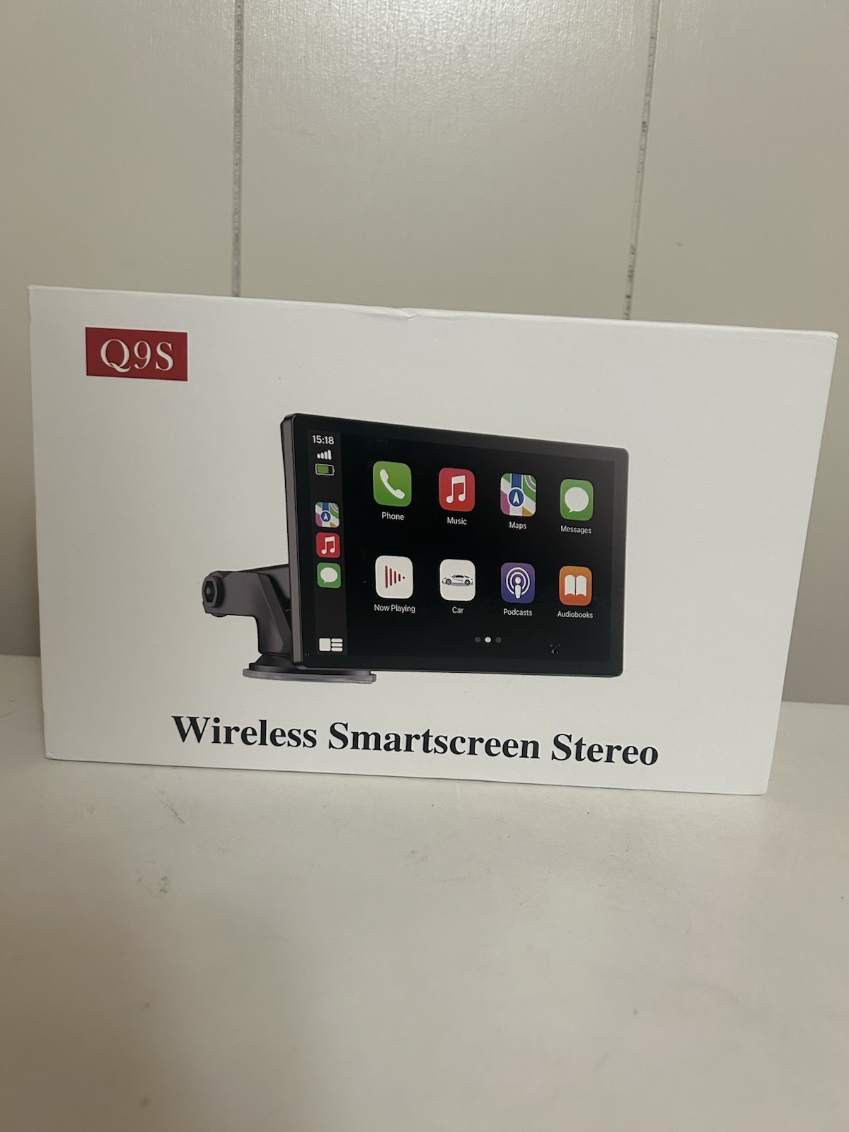 Hauxiy Wireless Smart Screen Stereo w/ Built In Bluetooth Model Q9S