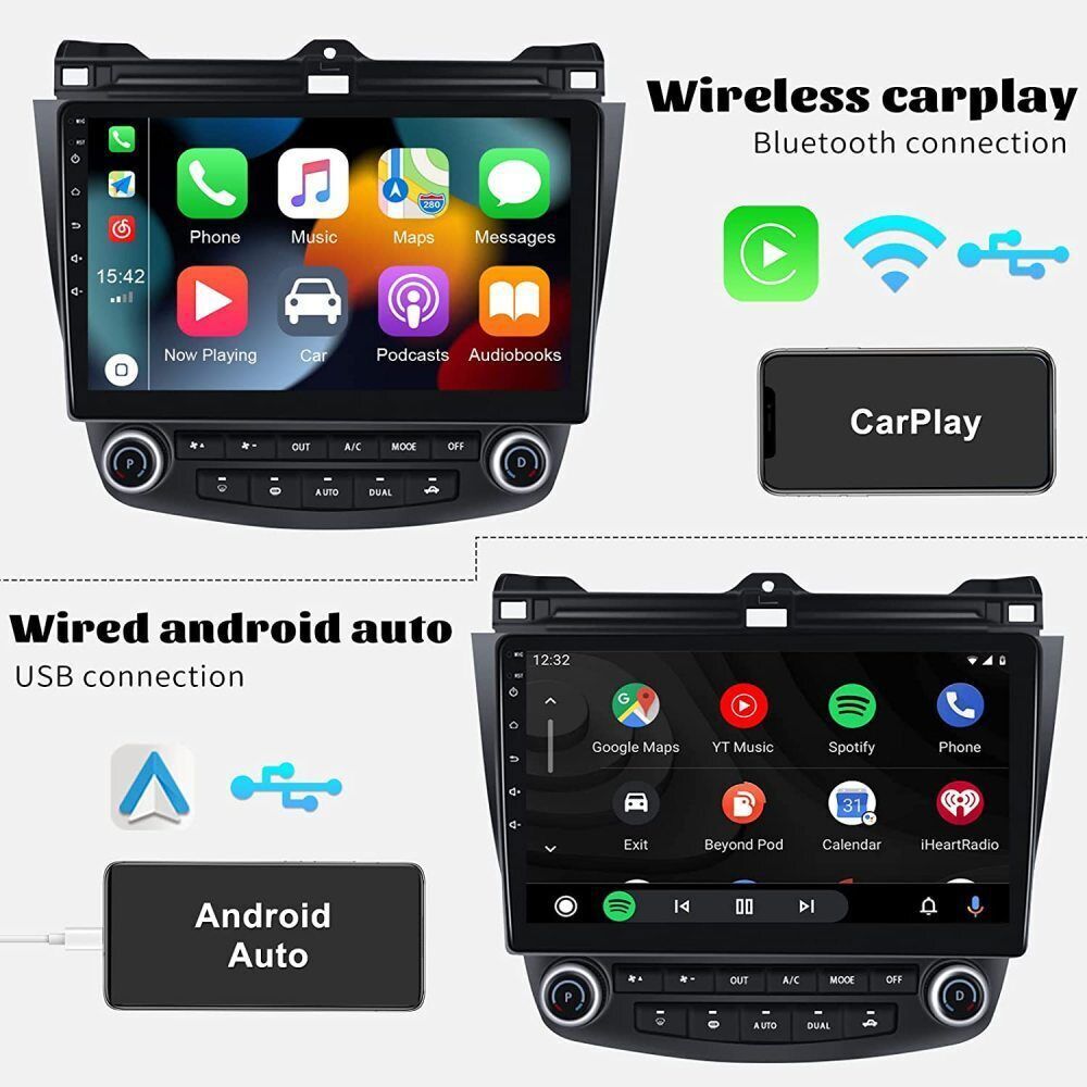 2+32GB Android 11 Car Radio For Honda Accord 7 2003-2007 Carplay GPS Navi Stereo