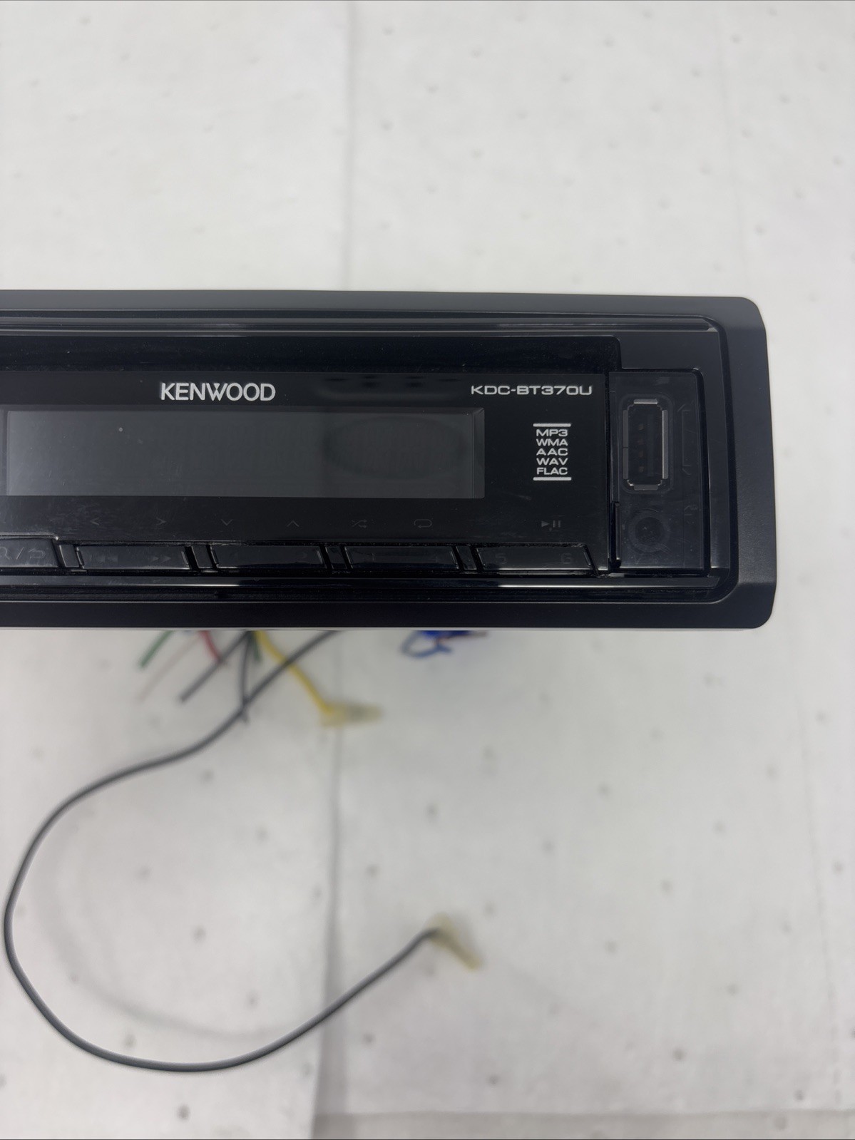 KENWOOD KDC-BT370U CD Car Stereo Receiver with Bluetooth AM FM Radio Front