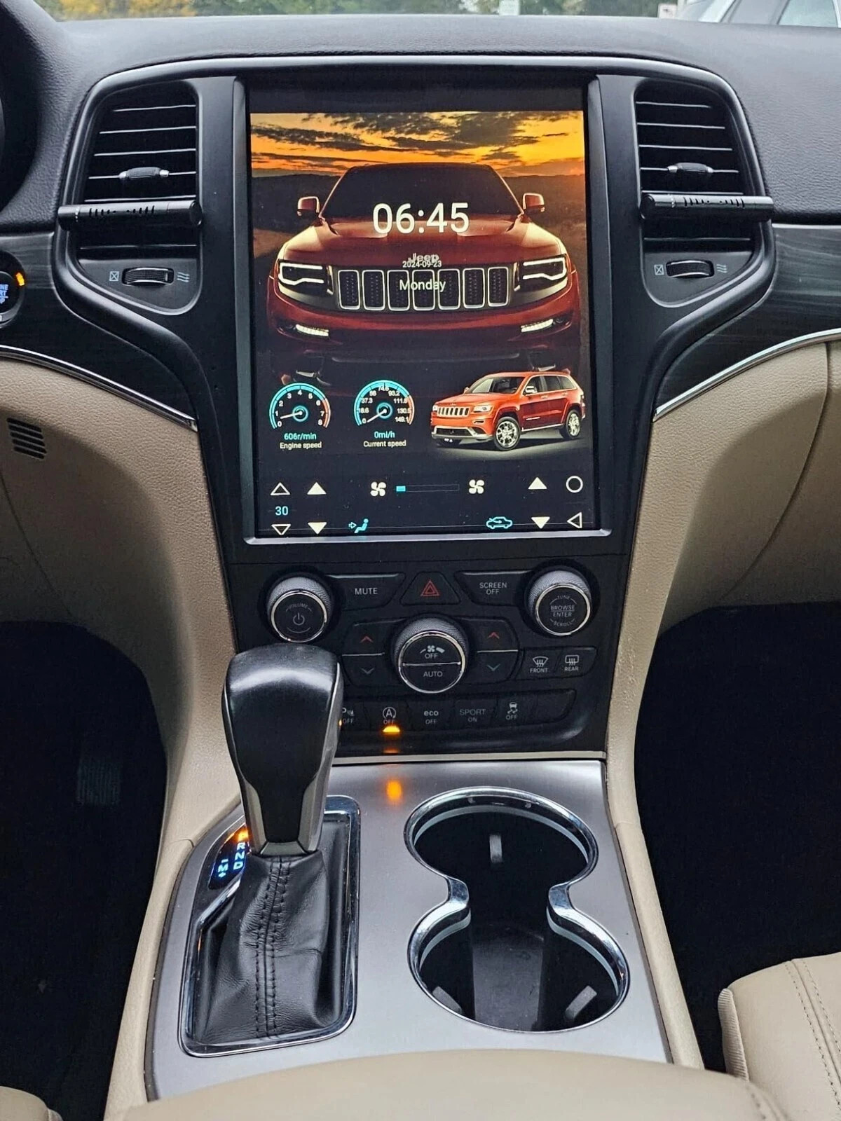 12.8″ Android Car Radio For 2014-2020 Jeep Grand Cherokee Carplay Stereo HD GPS