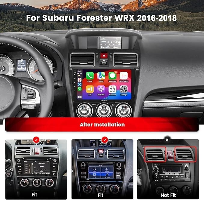 DASAITA ESTERIO DE COCHE PARA SUBARU FORESTERWRX LEVORG 2016 – 2018