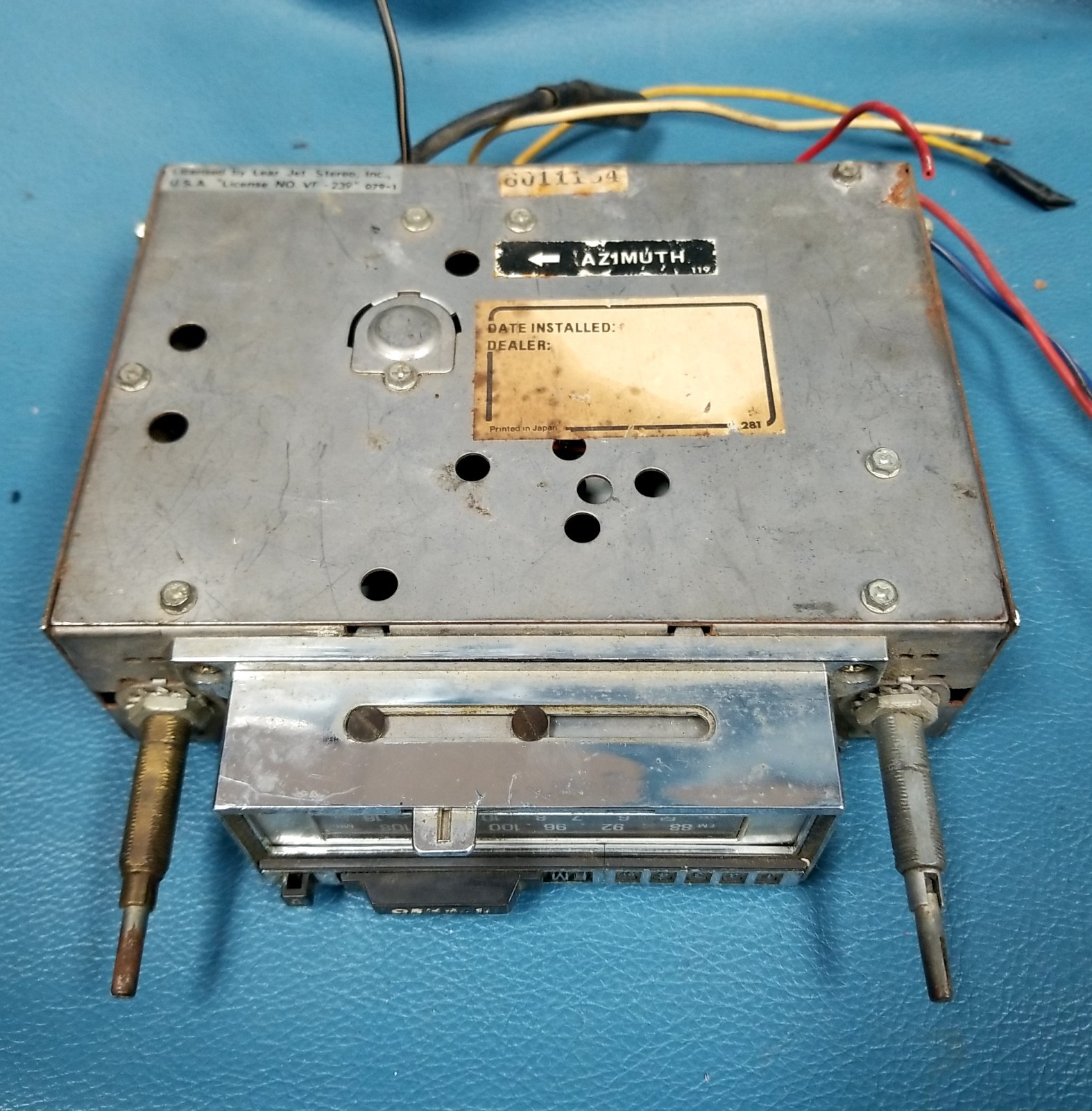 UNTESTED Parts Repair Audiovox Model TM-3000 AM/FM Radio