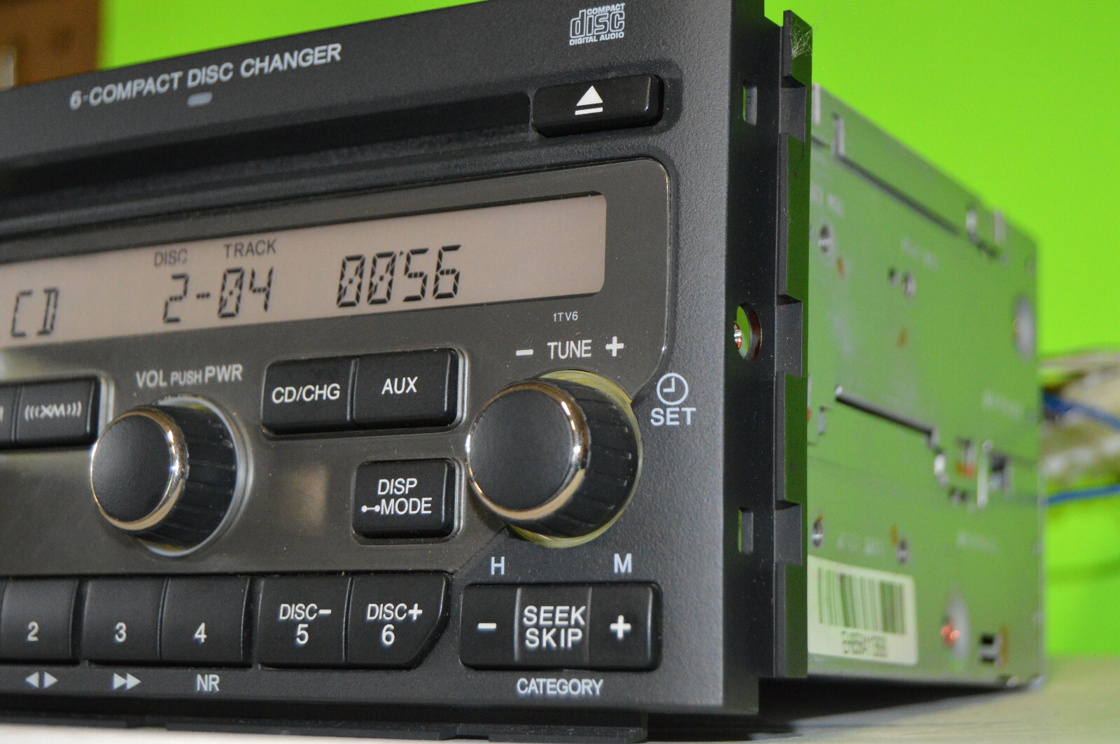 Honda Pilot 6 disc CD factory player 1TV6 radio XM 06 07 08 39100-S9V-A600 CODE