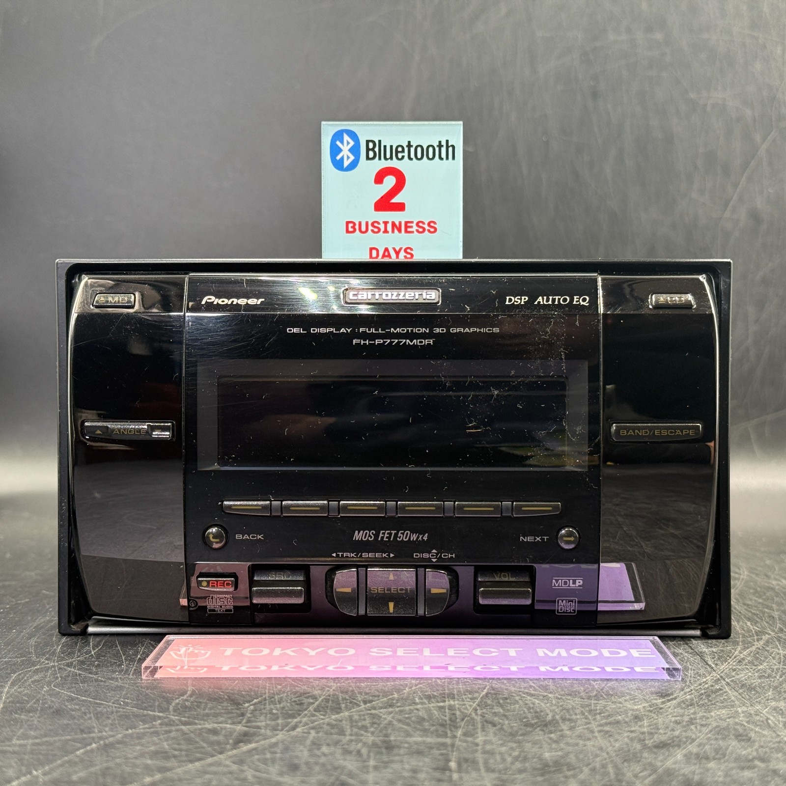 Pioneer Carrozzeria FH-P777MDR 2DIN Car Audio CD MD Bluetooth MD-Rec Player JDM