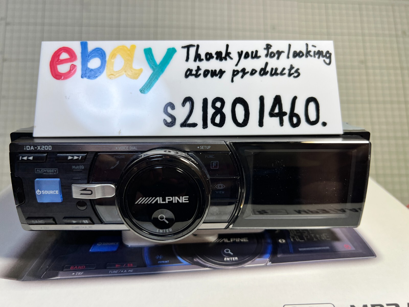 ALPINE iDA-X200 MP3/WMA/AAC USB Player Audio Head Unit Bluetooth JDM Near Mint