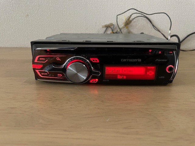 Pioneer Carrozzeria DEH-770 1Din Car Audio CD Player Operation Confirmed