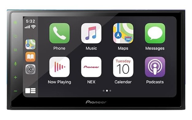 Pioneer DMH-2660NEX 6.8″ Touch Media Receiver w/ CarPlay + XV-20C Rear Camera